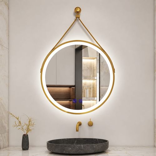 Miroir Led Rond Suspendu