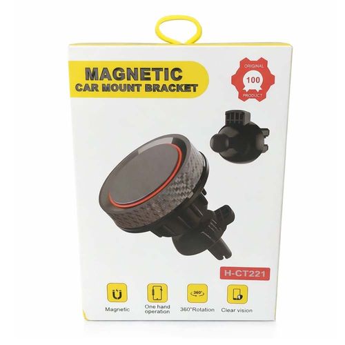 Support Magnétique De Téléphone Portable Pour Voiture Rotation 360°