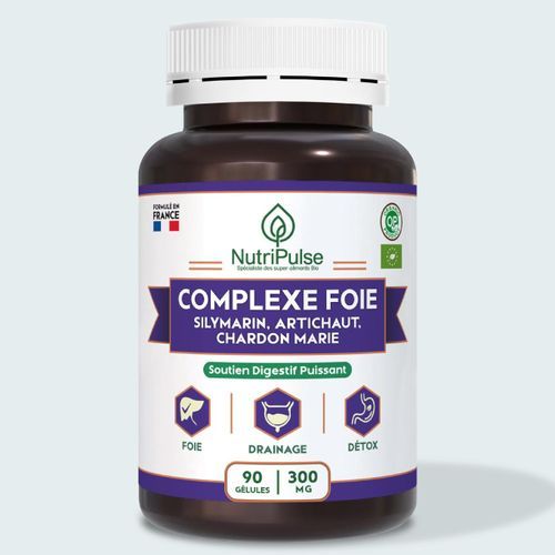 Chardon Marie 300mg - Complexe Silymarin Soutien Digestif & Détox Du Foie 90 Gélules