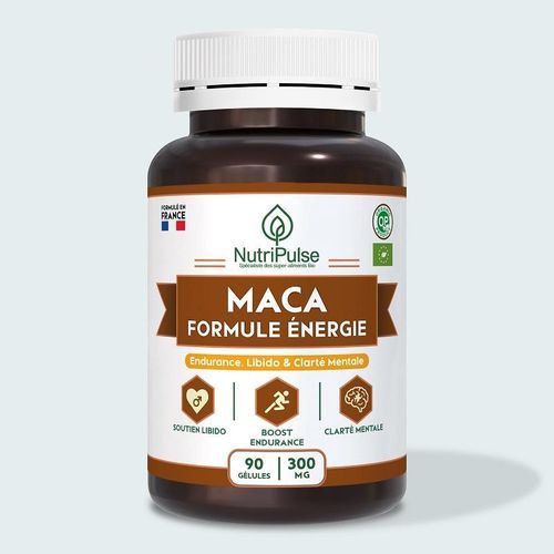 Maca Formule Énergie 300mg – Soutien Libido - Boost Endurance & Clarté Mentale 90 Gélules