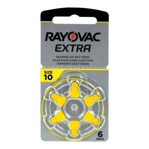 Rayovac Piles Pour Appareils Auditifs Extra 10 Boîte (60 Pièces)