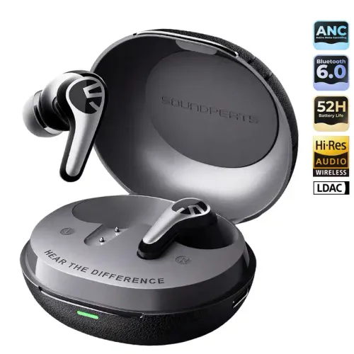 Écouteurs Sans Fil  C30, Hi-res Audio, Anc Hybride -52 Db, Bluetooth 6.0, Jusqu’à 52 H D’autonomie