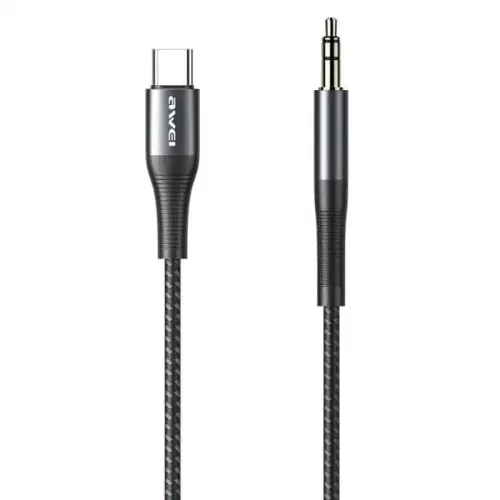 Cable Type-c Aux Cl-116t 1m Noir