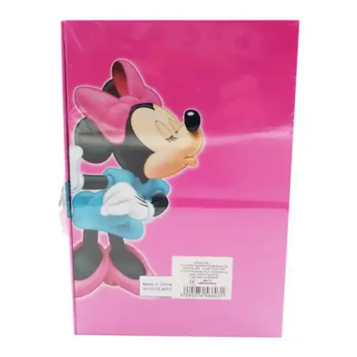Journal Avec Clé Secrète Pour Enfants, Cadeau Pour Filles, Bijoux Disney Minnie Mouse