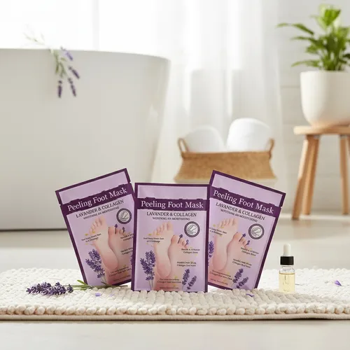 Pack De 3masques Pour Pieds - Lavande Et Collagène - Anti-callosités - Hydratant