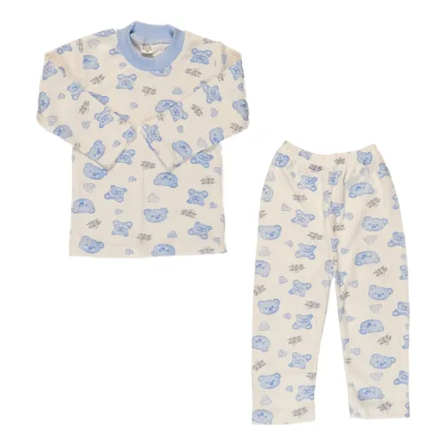 Pyjama Côtelé Ourson Amour Douillet