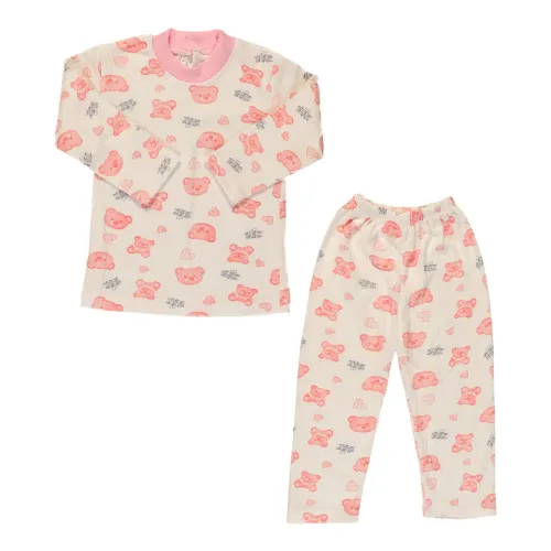 Pyjama Côtelé Ourson Amour Douillet