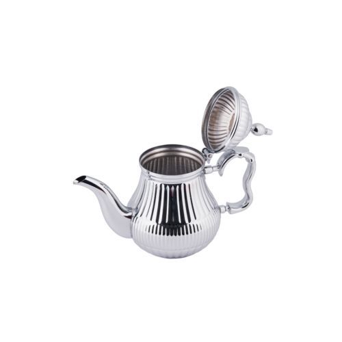 Théière Marocaine Traditionnelle en Acier Inoxydable (1,2L)