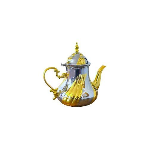 Théière Marocaine Argenté / Doré (1,2l)