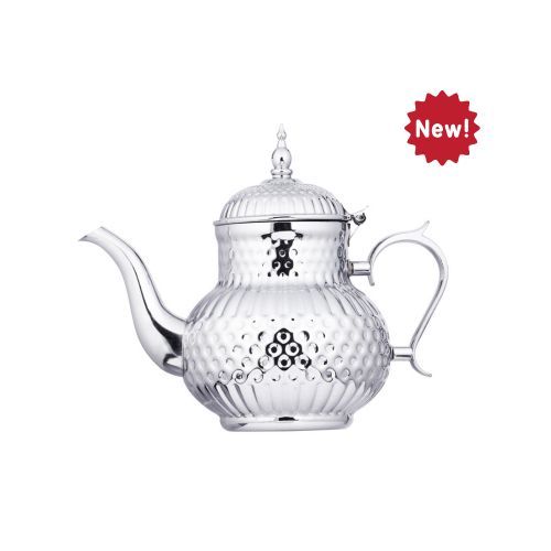 Théière Marocaine Traditionnelle en Inox (1,6L)