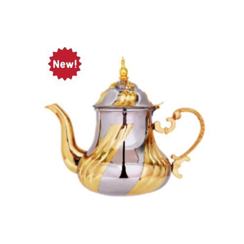 Théière Marocaine Argenté / Doré (0,8l)