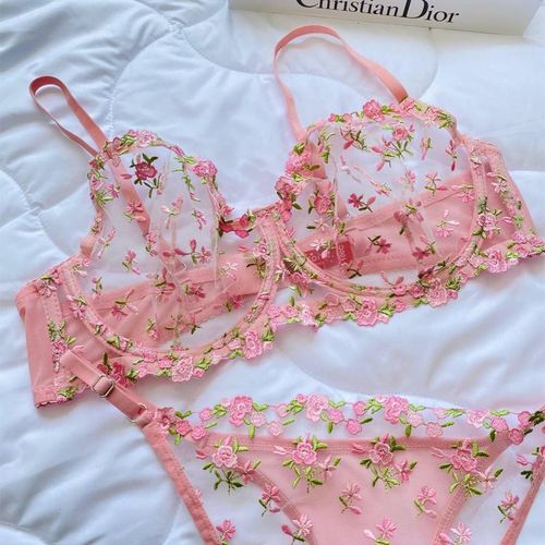 Dentelle Romantique - Rose Transparent