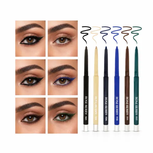 Crayon Eyeliner 6 Couleurs