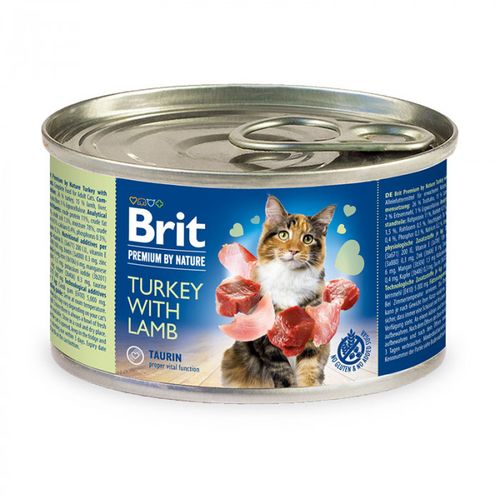 Paté Premium By Nature Lamb With Turkey Pour Chat
