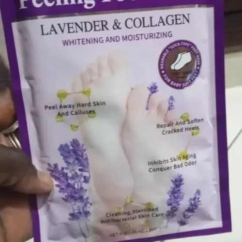 Masque Gommant Pieds Lavande & Collagène - Guanjing