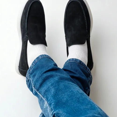 Mocassin En Daim