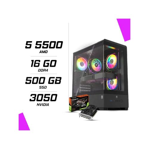 Pc Gamer Amd Ryzen 5 5500 Rtx 3050 6g