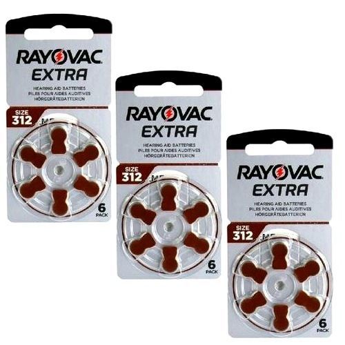 Batterie Auditive -18 Piles - 1.45v Size 312 - Pr41
