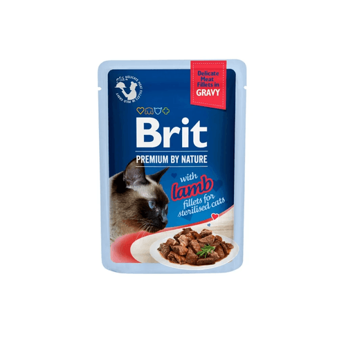 Fillets In Gravy With Lamb For Sterilised Cats