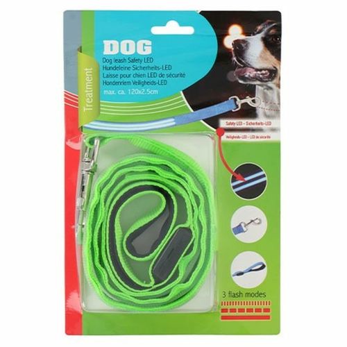 Laisse Led De Sécurité Pour Chien – 120 Cm Avec 3 Modes D’éclairage
