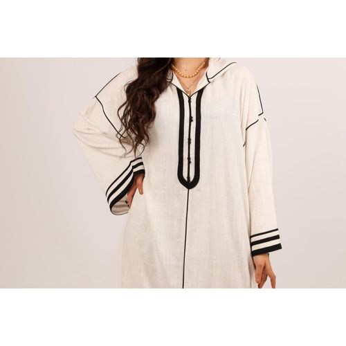 Djellaba Bianca-24 Classic Uni