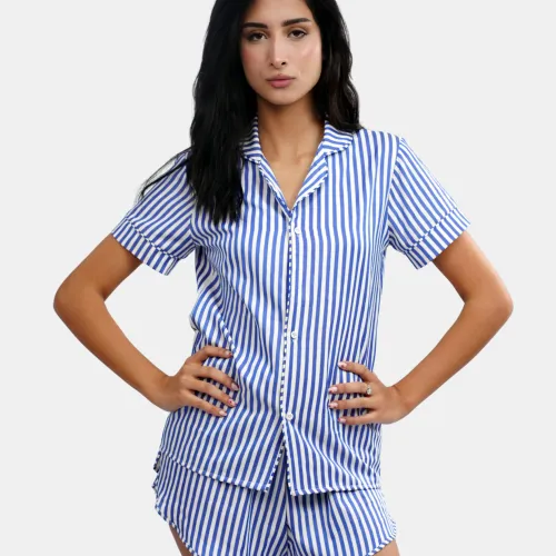 White & Blue Stripes