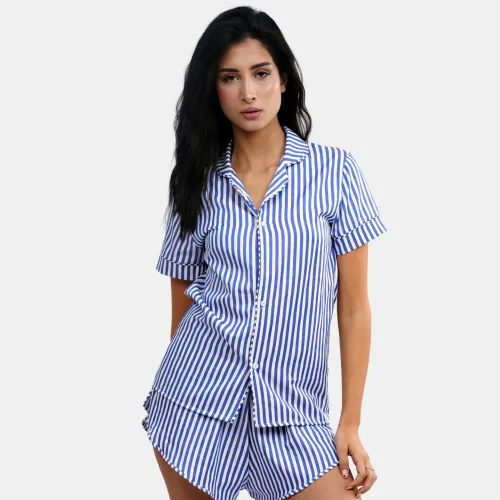 White & Blue Stripes