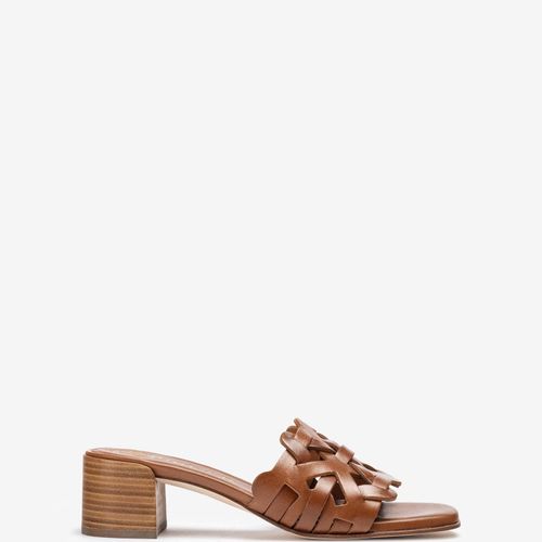 Mules À Empeigne Tressé