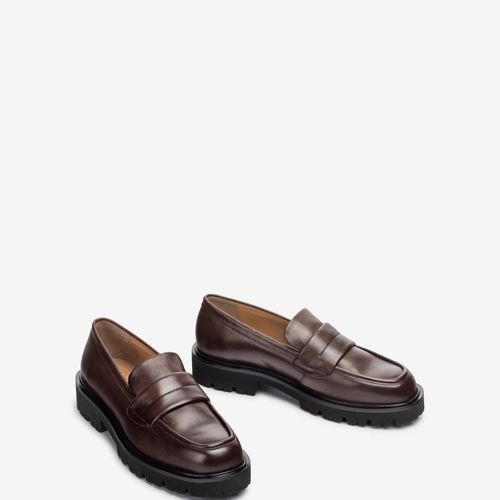 Mocassins Superlight En Cuir Marron