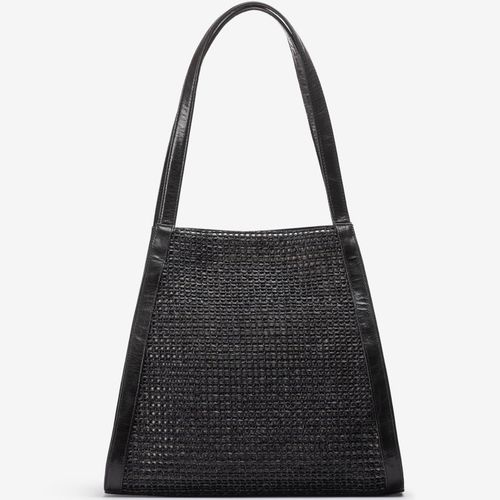 Sac En Raphia Et Cuir