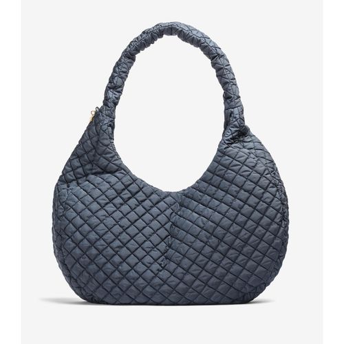 Grand Sac À Bandoulière En Tissu Matelassé