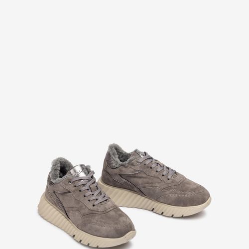 Baskets Super Light En Daim Et Cuir Vernis