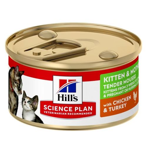 Chat Kitten And Mother Poulet Dinde 