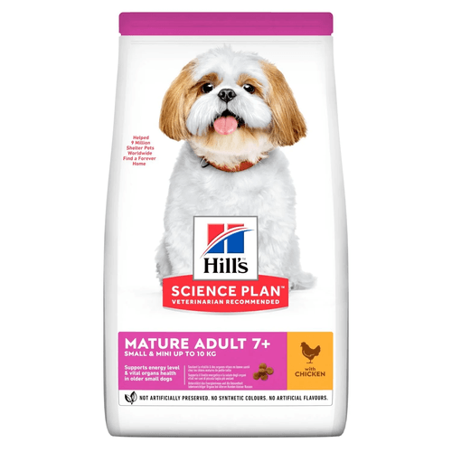 Science Plan Aliment Pour Chien Adulte Mature 7+ Small And Mini Au Poulet 