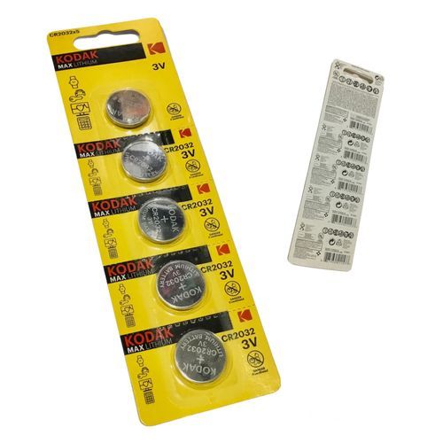 Pack De 5 Batteries Piles Microlithium Cell Cr2032 3 V Pour Montres Et Électronique