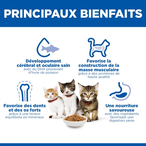 Science Plan Croquettes Pour Chaton Au Saumon 