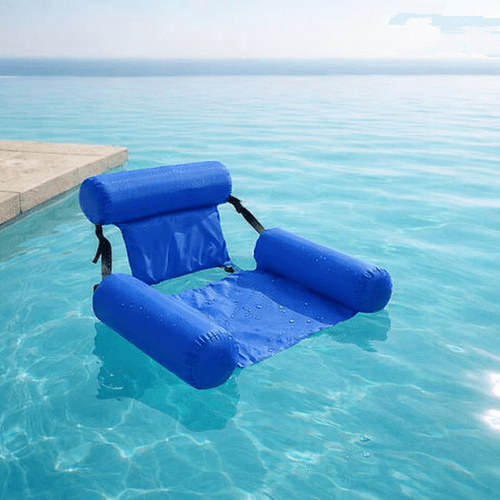 Fauteuil Flottant Gonflable Piscine - Chaise Longue Aquatique Multifonction
