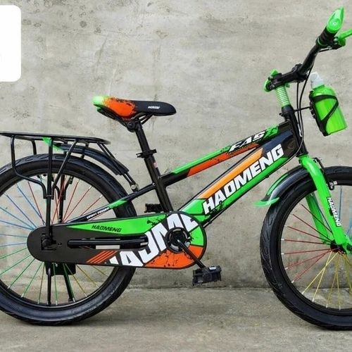 Fast Vélo Enfant Garçon 20 Pouces Réf.029 - Vert/noir - Gourde Incluse
