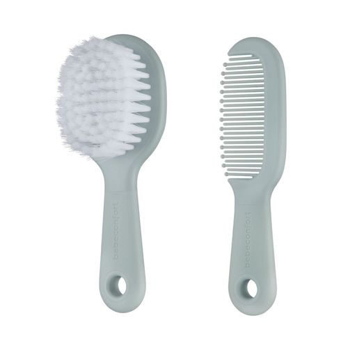 Brosse Et Peigne Qualité Pharma Avec Miroir Vert 2433