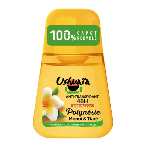 Déodorant Bille Soin Polynésie Huile De Monoï & Fleur De Tiare Efficacité 48h