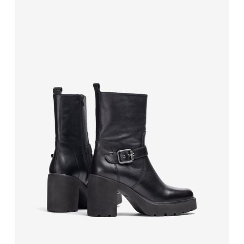 Bottines Superlight À Talon Et Plateforme En Cuir