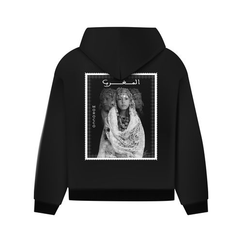 Hoodies Noir Oversize