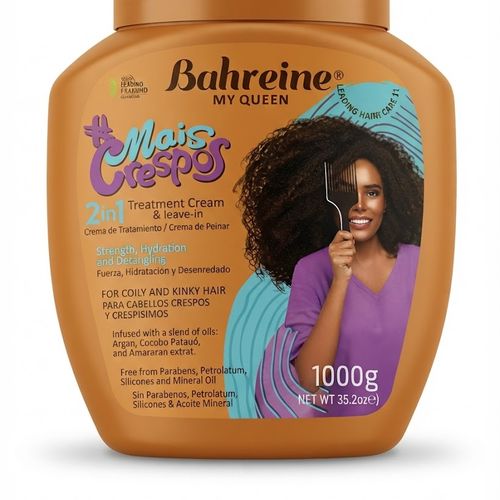 Crème De Traitement 2-en-1 Pour Cheveux Crépus 