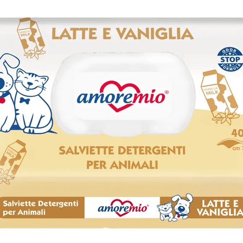 Lingettes Pour Chiens Et Chats Lait Et Vanille 40 Pcs