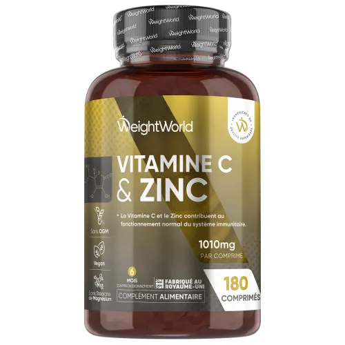 Vitamine C Et Zinc En Comprimés