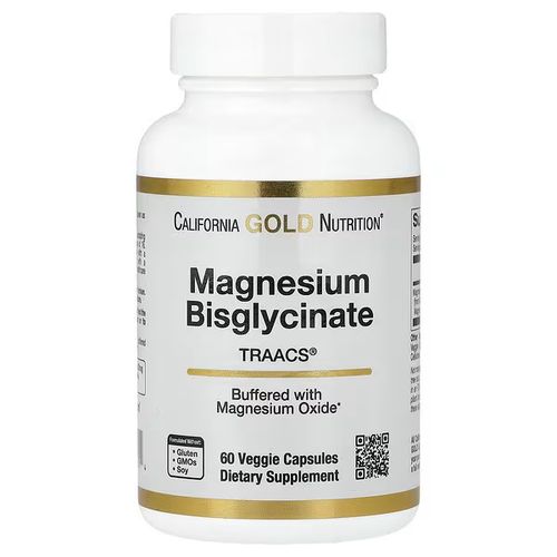 Magnesium Bisglycinate Chelate, Albion Traacs®, 60 Veggie Capsules (100 Mg Per Capsule)