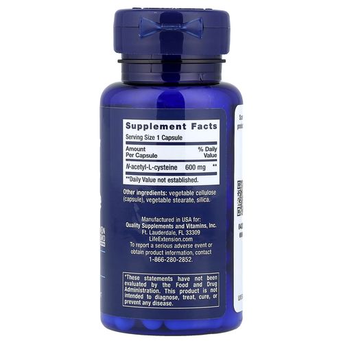 N-acetyl-l-cysteine, 600 Mg, 60 Capsules