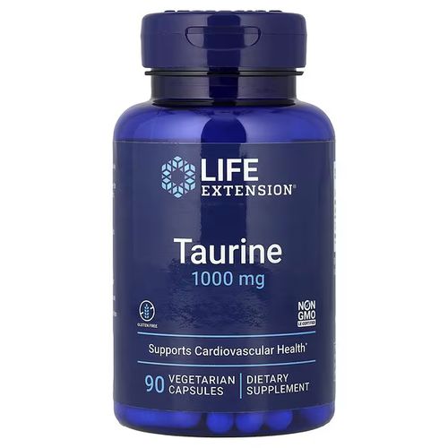 Taurine, 1,000 Mg, 90 Vegetarian Capsules