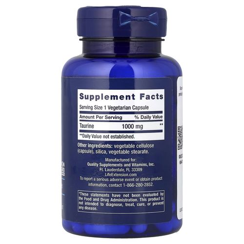 Taurine, 1,000 Mg, 90 Vegetarian Capsules