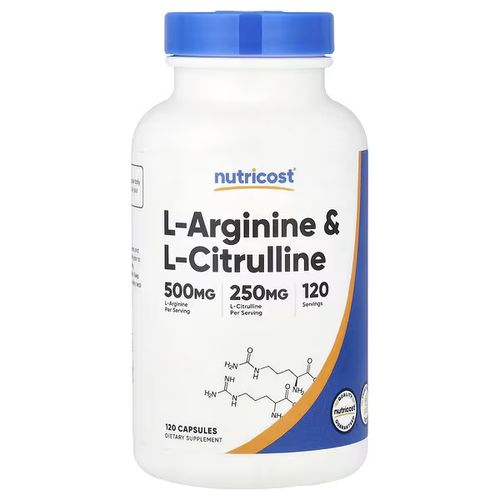 L-arginine & L-citrulline, 120 Capsules